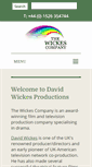 Mobile Screenshot of davidwickesproductions.com
